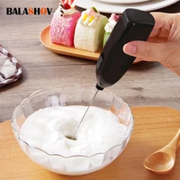 milk foamer electric wireless blender egg beater mini frother handle stirrer cappuccino maker cooking tool whisk mixer