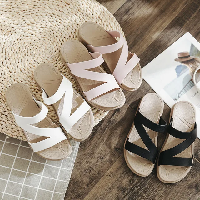 

Women summer shoes sandals comfortable casual shoes women flats sandals
