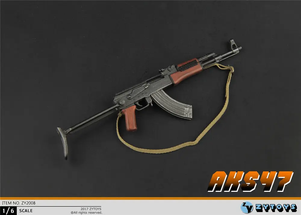 Экшн-фигурка ZYTOYS масштаб 1/6 модель оружия AK47 ZY2008 подходит для 12 дюймов | Игрушки и