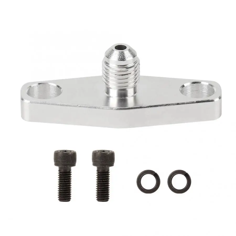 Адаптер Фланца подачи турбо для возврата масла алюминиевый сплав T3 T4 T04B T3/T4R GT32 GT40