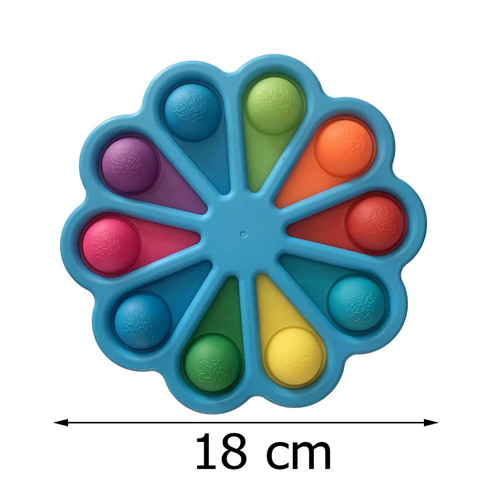 

Baby Finger Pressing Hand Holding Pressing Board Silicone Push Bubble Anti-Stress Toy Development Early Education Toys