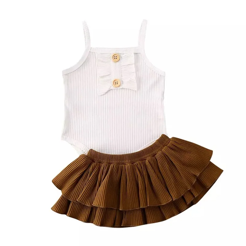 Новые Топы без рукавов на бретельках с цветочным рисунком для маленьких девочек