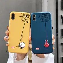 Marvel phone case iphone 11 12 pro max case Shockproof iphone 7 case 6 8 plus x xs XR Cute smartphone celulares shell soft cover