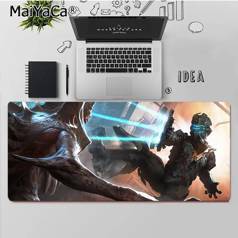 

MaiYaCa Top Quality Dead Space gamer play mats Mousepad Free Shipping Large Mouse Pad Keyboards Mat