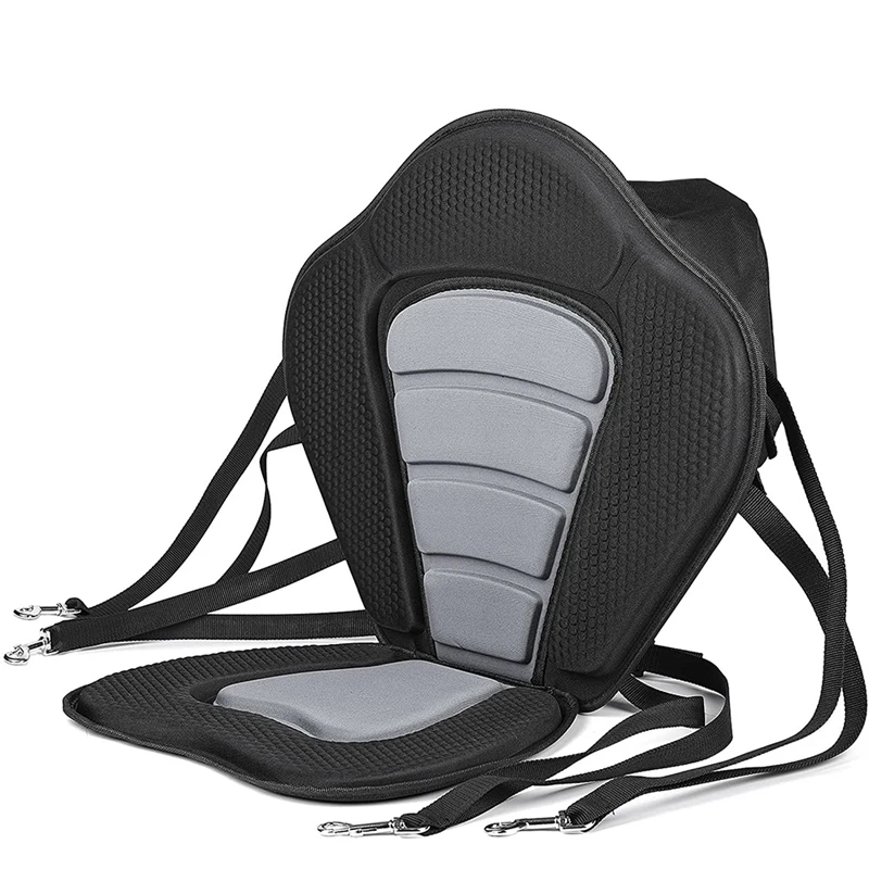 

Роскошное мягкое сиденье для Каяка с сумкой для хранения, регулируемые подушки для каноэ, рыбалки, лодки, лодки, сидячие на верхушке каяки