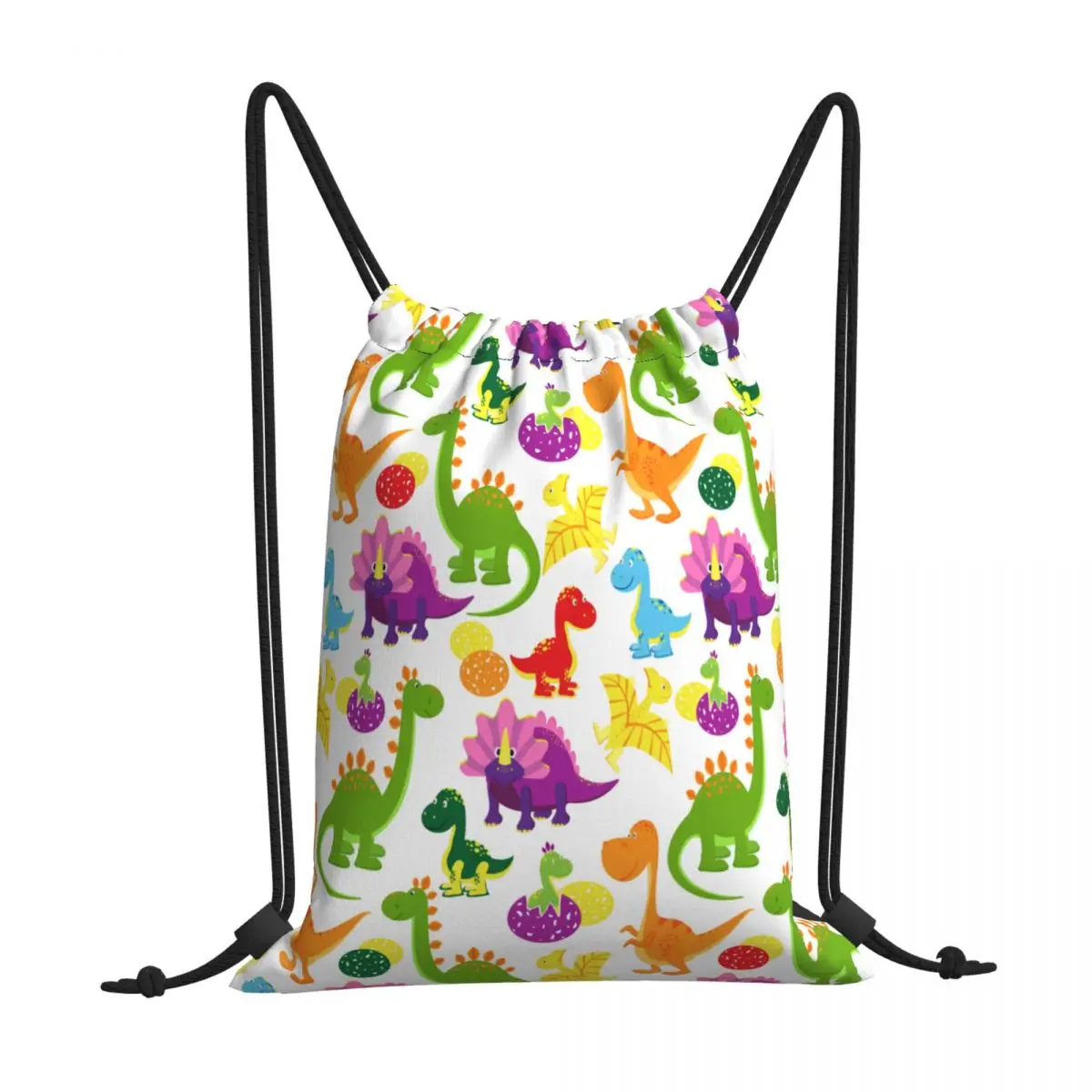 Детский портативный рюкзак на шнурке с динозаврами для верховой езды сумка обуви