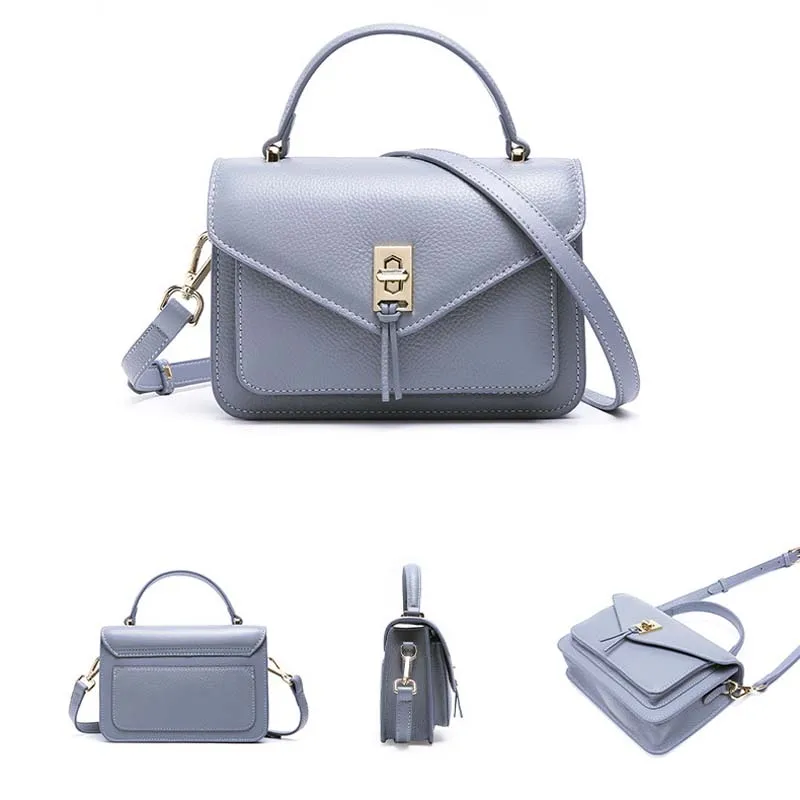 ALNEED Designer Bags Famous Brand Women Bags Genuine Leather Small Crossbody Bags Ladies Shoulder Clutch Fashion Flap Purse
