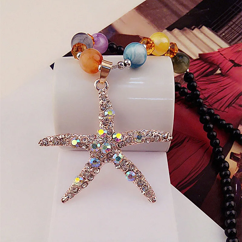 style 10 Длинный кисточкой крест кулон ожерелье s женские ювелирные изделия свитер четки бусы ожерелье короткая цепочка замок ожерелье воротник largo cuentas - Окраска металла: style 10