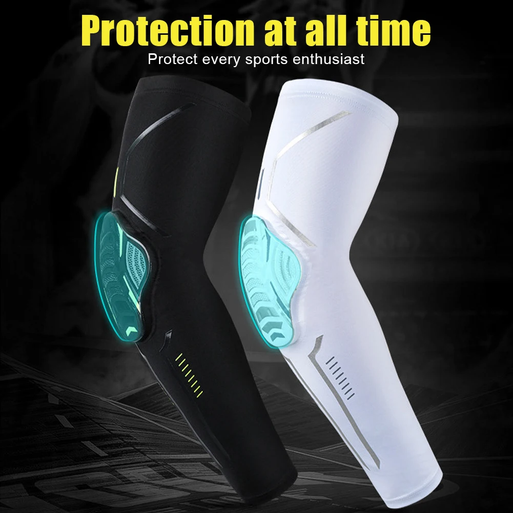 

1PCS Gym Sport Basketball Elbow Protector Shooting Anti-collision Arm Sleeve Safety Guard Warmer Breathable Elbow Support Pad