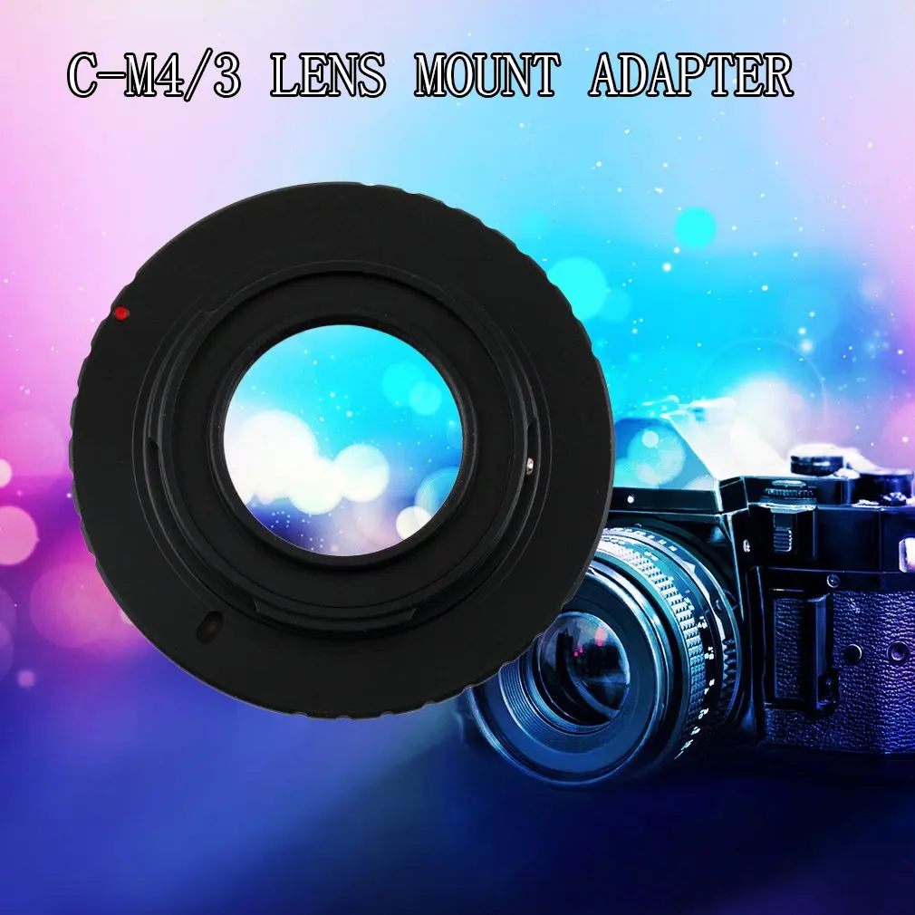 

Black Anodized Aluminum Metal Adapter Camera Convert Ring for Olympus PM1 C Mount Lens to Micro 4/3 M4/3 for Panasonic GX1 GF5