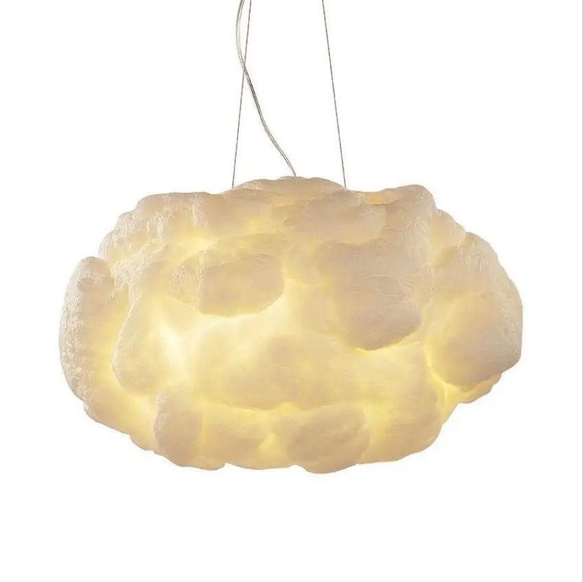 Современная плавающая светодиодная люстра в форме облака потолочные