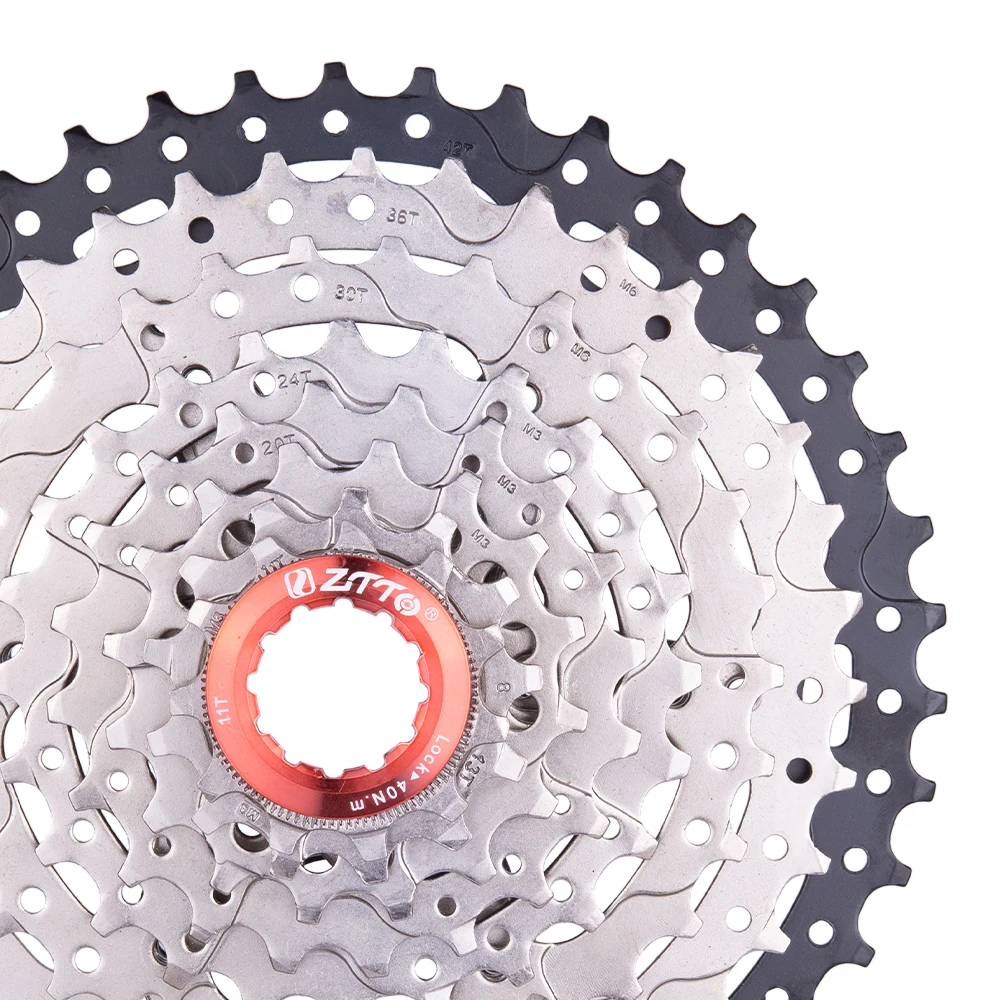 Кассета ZTTO MTB 8 скоростей 11 42T кассета s 42t кассеты для горного велосипеда в 42 т