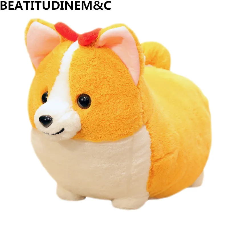 Новая плюшевая игрушка корги Толстые собаки мягкие животные Мультяшные подушки
