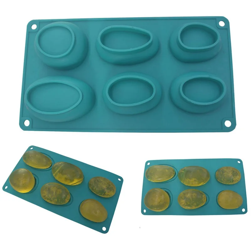 

1Pcs Soap Molds For Soap Making Silicone Soap Mold Circle Cupcake Baking Pan Molds Making Supplies