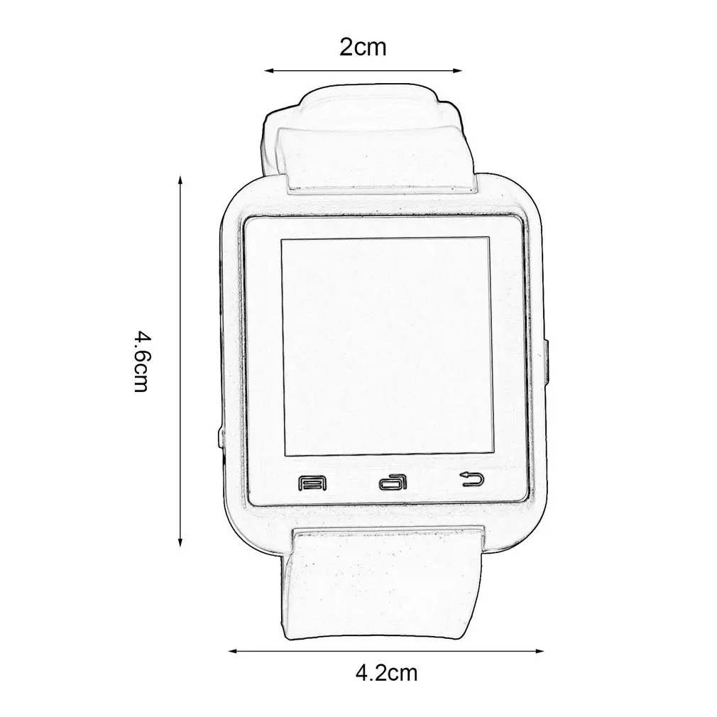 Черный белый красный сталь + силиконовые спортивные Смарт наручные часы телефон