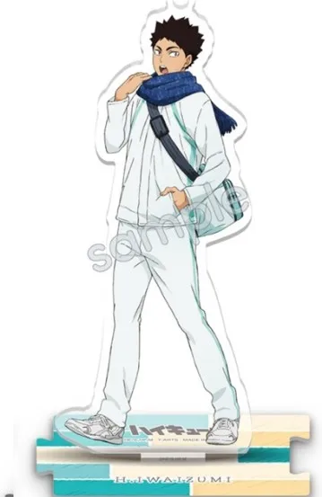 

Haikyuu!! Anime Hinata Shoyo Tobio Kageyama Stand Figure Model Plate Acrylic Double Sided Desk Decor Cute Ornaments Xmas Gift