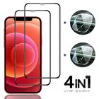 Закаленное стекло 4 в 1 для Iphone 13 12 Pro Max 13 Mini, Защитное стекло для объектива камеры на Iphone 12Pro, 13 Mini, 11 Pro Max