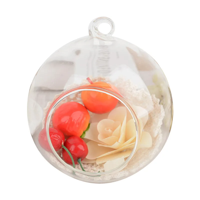 С украшением в виде кристаллов стеклянный подвесной подсвечник дома Свадебная