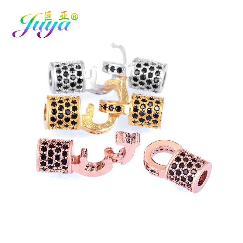 Juya Micro Pave циркониевый разъем баррель застежка аксессуары принадлежности для