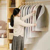mlxlxxl clothes dust bag suit jacket household transparent wardrobe storage bag wardrobe hanging clothes dust cover