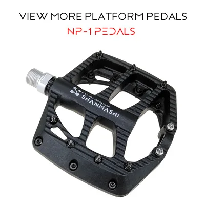 

Shanma NP-1 High-Strength Nylon Foot Plate Mountain Bike Bearing Pedal Overseas Bicycle Pedal