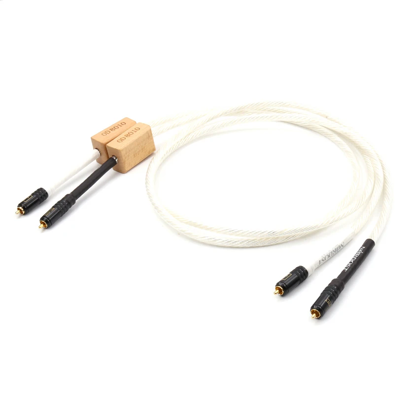 1 пара аудиокабель HiFi с интерфейсом со штепсельной вилкой WBT 0144 RCA|Кабели VGA| |