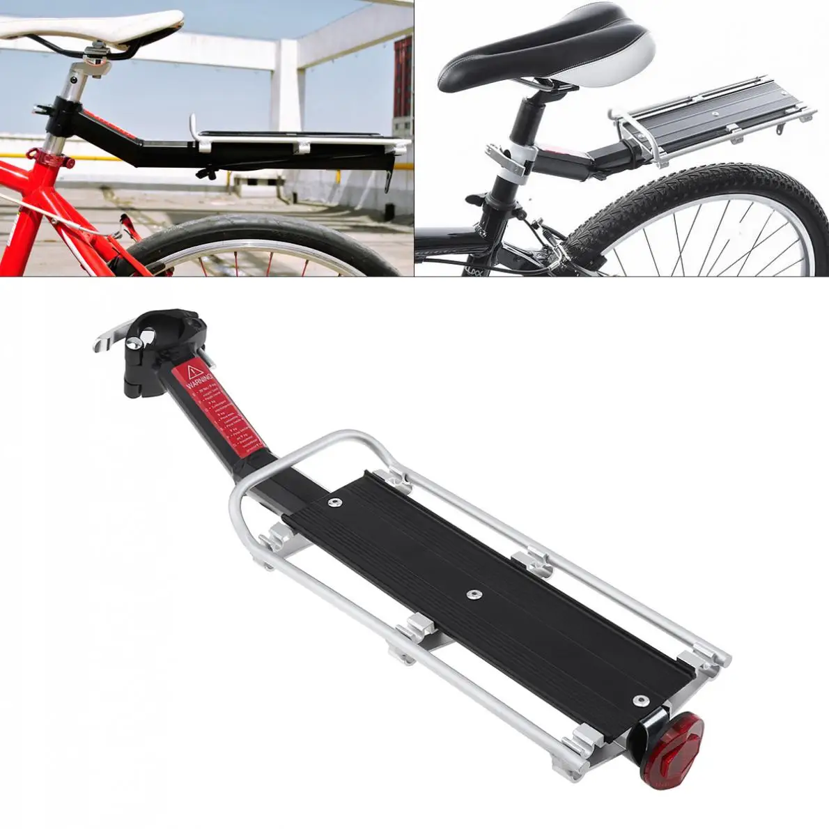 Bike Rack Aluminum Alloy Luggage Rear Carrier Trunk for Bicycles MTB Shelf Cycling Bicycle Racks rear shelf | Спорт и развлечения
