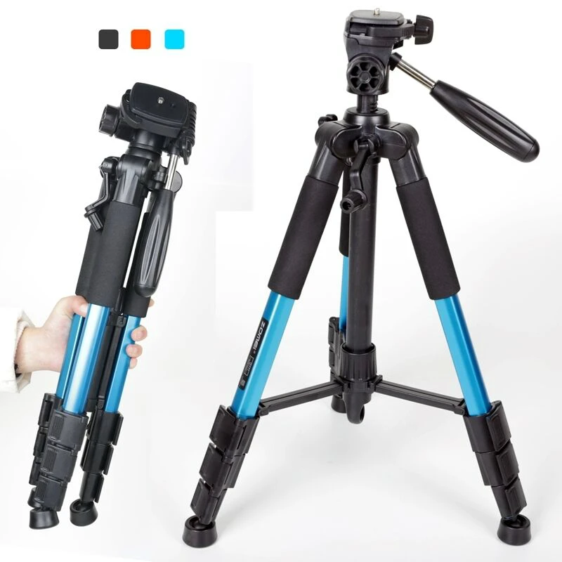 Профессиональный штатив для камеры алюминиевый Gorillapod Портативный штатив для путешествий с головкой для камеры DSLR SLR Live штативы Zomei - Цвет: Синий