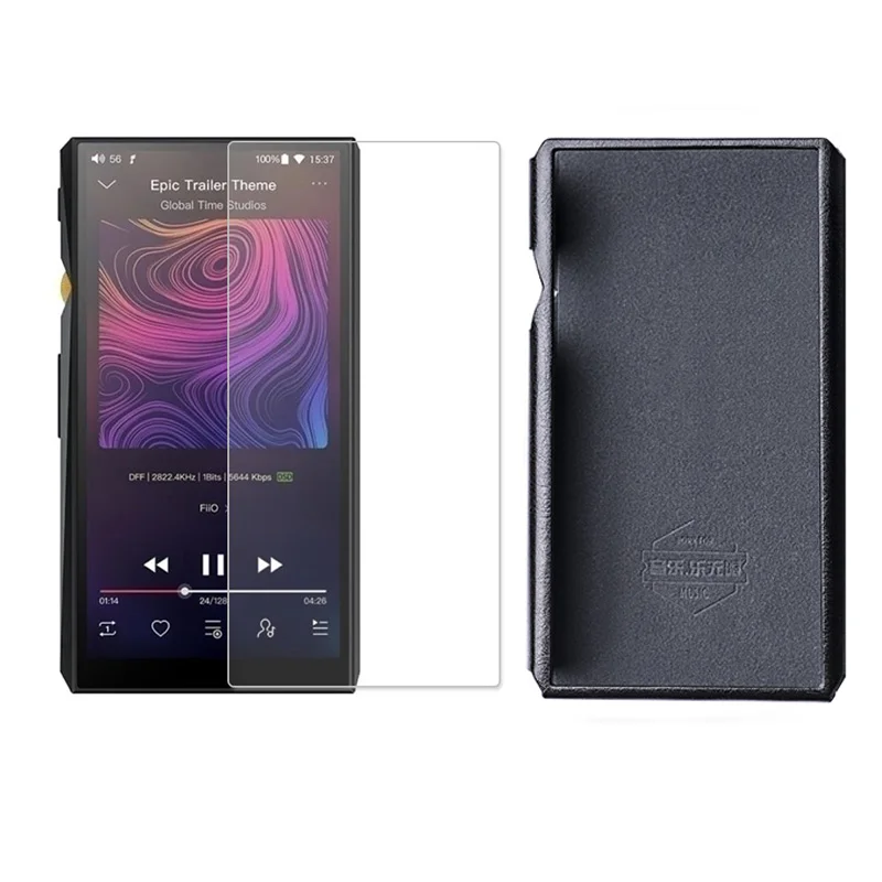 M11 Case Screen film FiiO Android M11 HIFI музыкальный MP3-плеер с сбалансированным выходом/поддержкой wifi/Air Play/Spotify Bluetooth 4,2 aptx-HD/LDAC DSDUSB DAC - Цвет: M11 Case Screen film