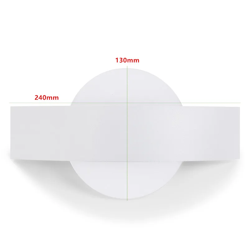 Современный минималистичный светодиодный настенный светильник 85 ~ 265 В
