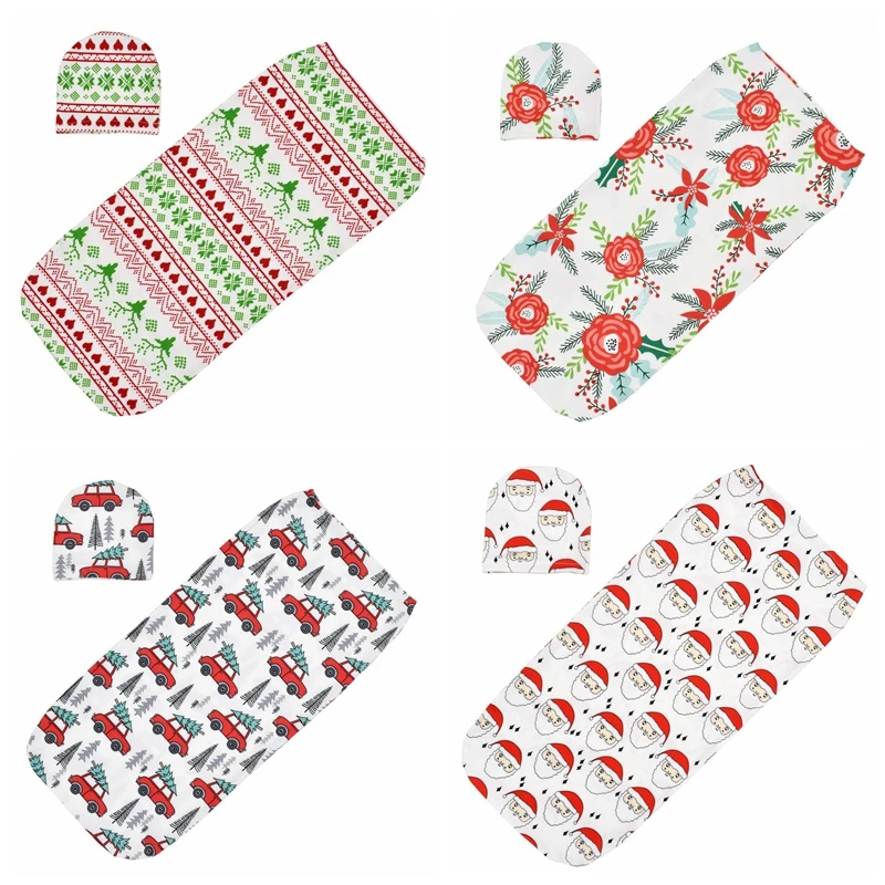 Новорожденные пеленки Новогодняя повязка на голову 2 шт./компл. детский цветочный