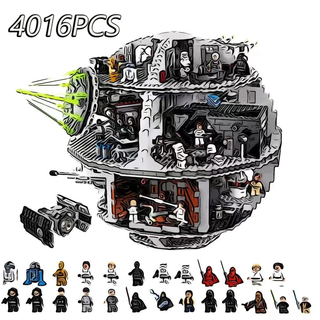 

4016PCS Stars Plan Building Blocks Death 75159 05063 Star Model Collectors Toys for Children Birthday Gifts