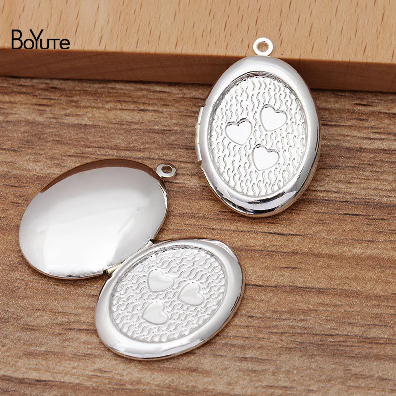 BoYuTe 10 шт Diy Ювелирный медальон 19*25*5 мм винтажная Античная бронзовая Щетка