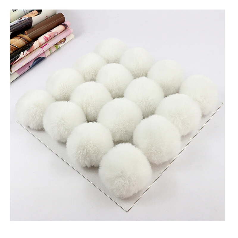 CCINEE 1 шт. ложная шапка с бубоном шаром помпоном имитация кроличьего волоса мяч 6