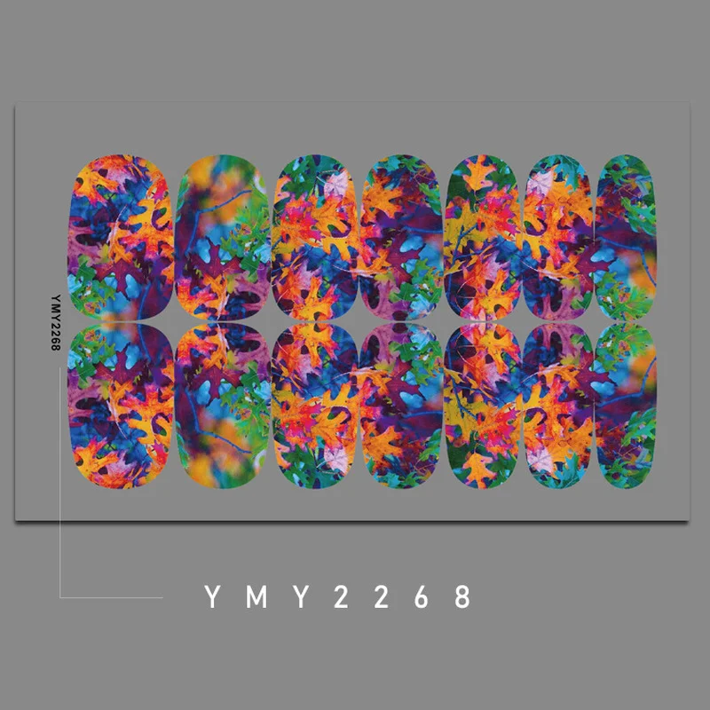 1 шт. самоклеящаяся водостойкая наклейка для дизайна ногтей | Красота и здоровье