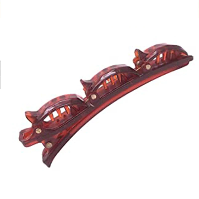 

New Double Bangs Hairpin Fashion Double Layer Bang Hair Clip Hairgrip Black Brown Hairpin Hair Accessories