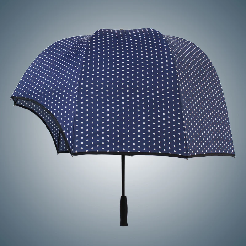 

Big Couple Umbrella Rain Women Sun Long Handle Umbrella Windproof Big Double Creative Dual-purpose Helmet Umbrellas Gift SY305