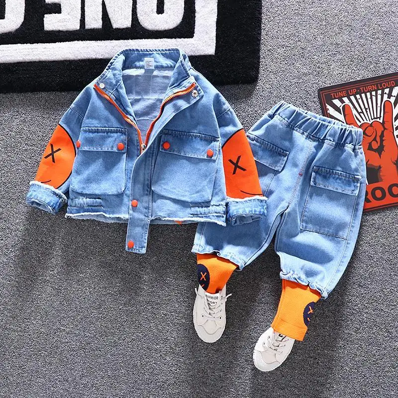 

Boys Clothing Set Children Clothing Sets Kids Clothes Boy Suits For Boys Clothes Spring Autumn Kids demin Tracksuit 3-10 years