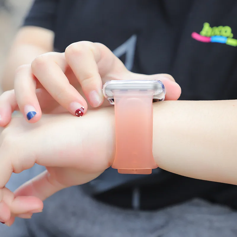 Ремешок для apple watch 44 мм 40 iWatch 38 42 спортивный силиконовый браслет ремешок 5 4 3 2 1 |