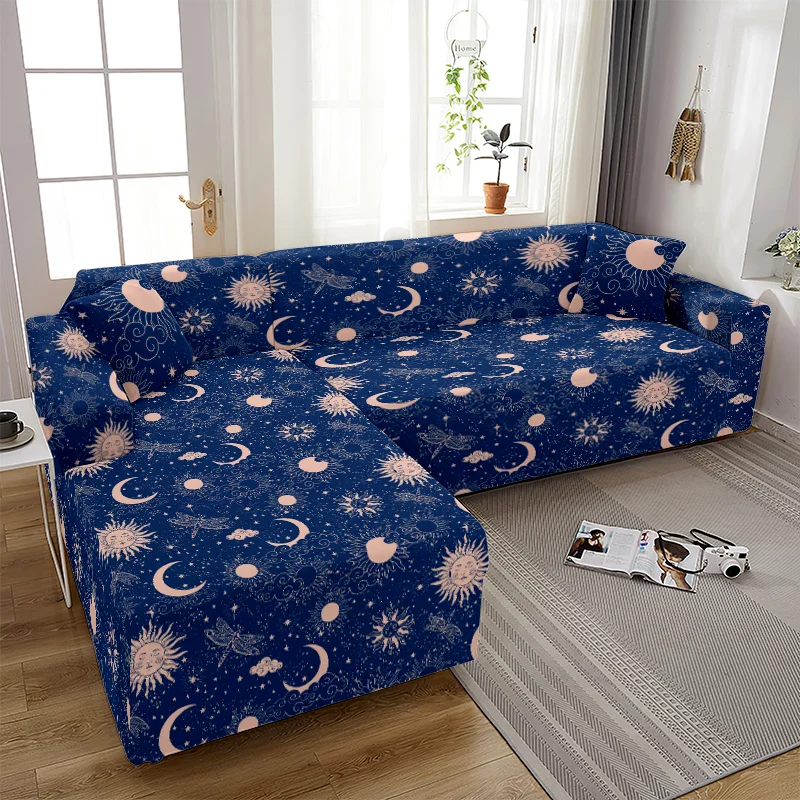 

Tarot Sun Stretch Sofa Slipcover Elastic Sofa Covers for Living Room Moon Stars Home Decor Sofa Chair Sectional Couch Cover