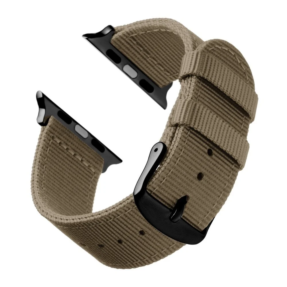 Ремешок нейлоновый для Apple Watch Band 44 мм 40 42 38 модный браслет iWatch 4/3/2/1 аксессуары