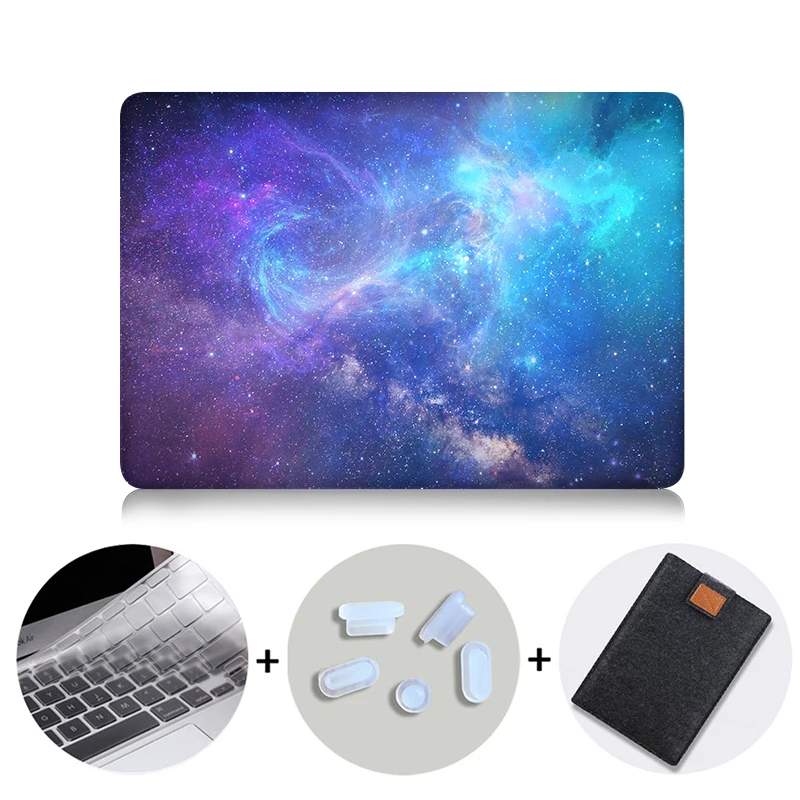 MB08 MTT чехол для ноутбука Звездное небо для Macbook Pro Air retina 11 12 13 15 16 с сенсорной панелью для macbook Pro 13 15 дюймов A1989 A1990 - Цвет: MB08