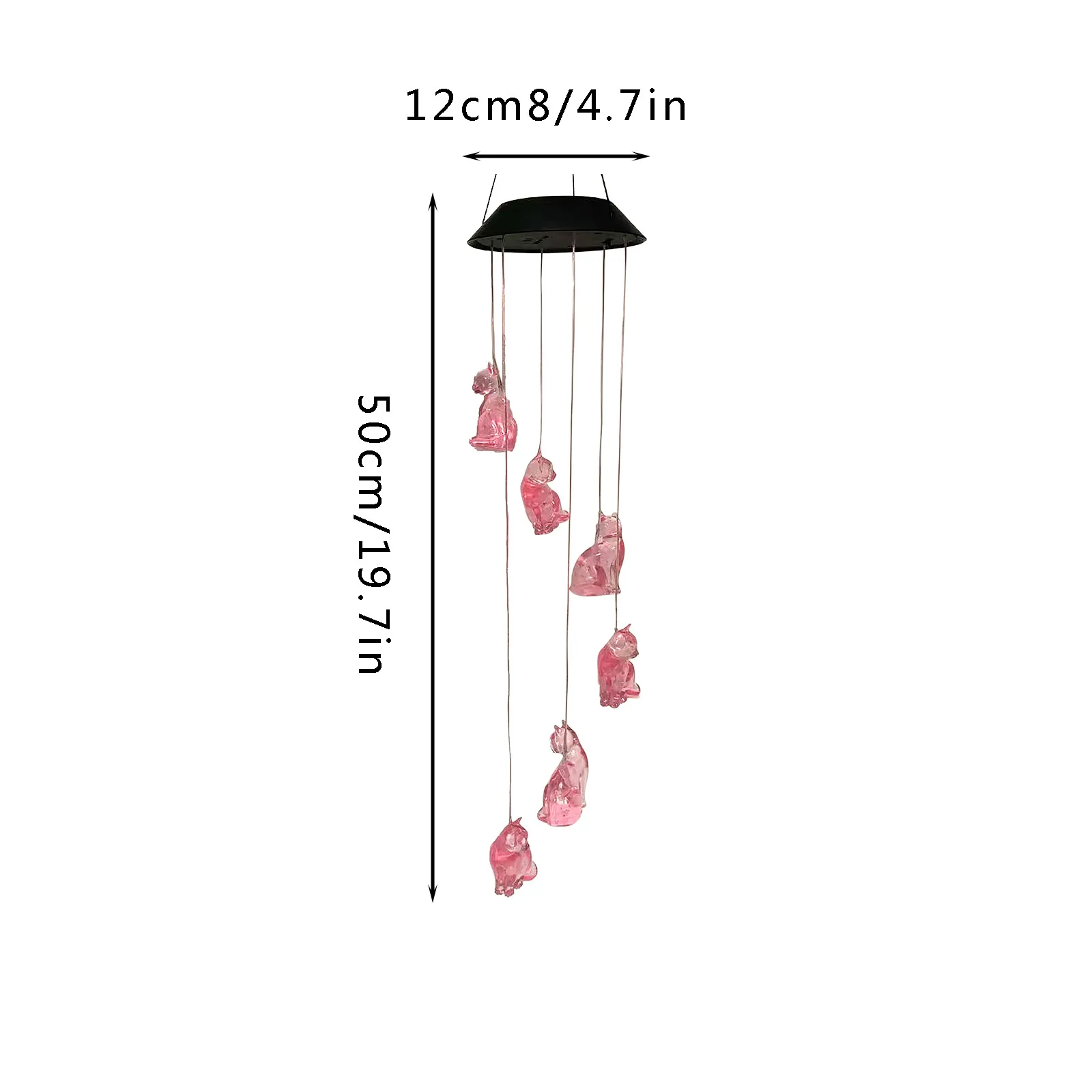 

Solar Wind Chime Hummingbird Solar String Light Color-Changing Outdoor LED Waterproof Hanging Lights For Home Patio Garden Decor