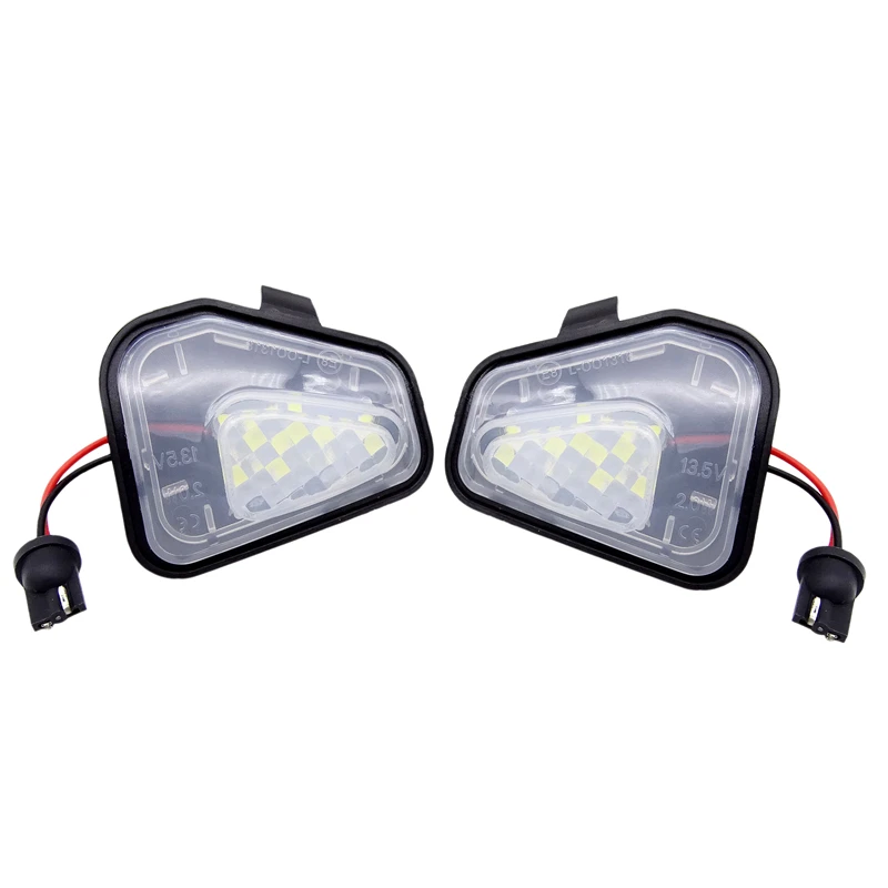 2 Pcs Side Mirror Puddle Lights Lamp Error Free LED For Vw Volkswagen EOS Passat B7 CC Scirocco Jetta | Автомобили и мотоциклы