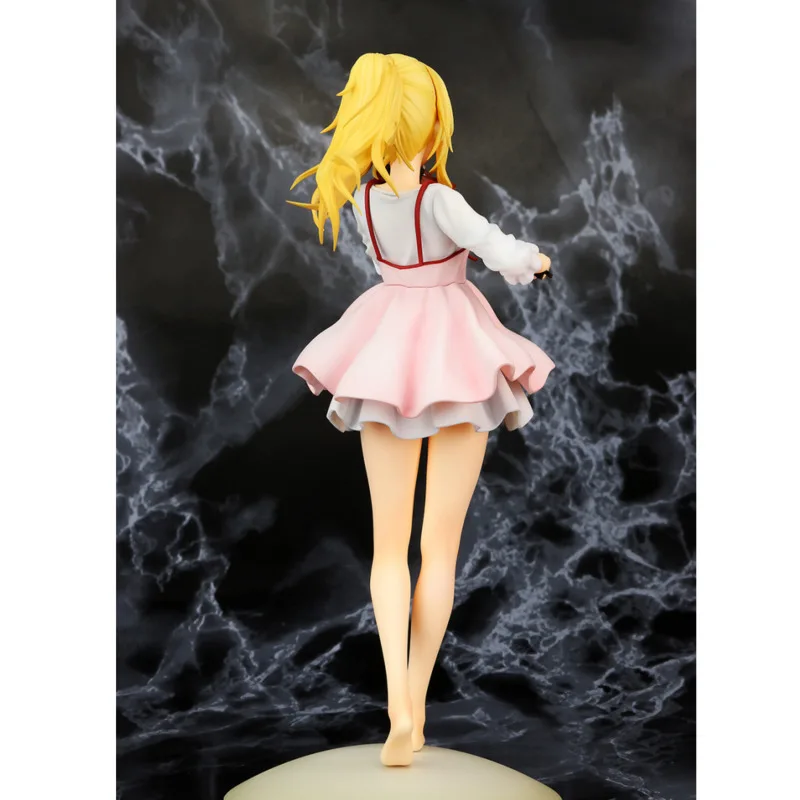 

23cm YOUR LIE IN APRIL Action Ffigure Musician PVC Model Toys Kawaii Kaori Miyazono Violin Figure Collectible Model Toy Kid Gift