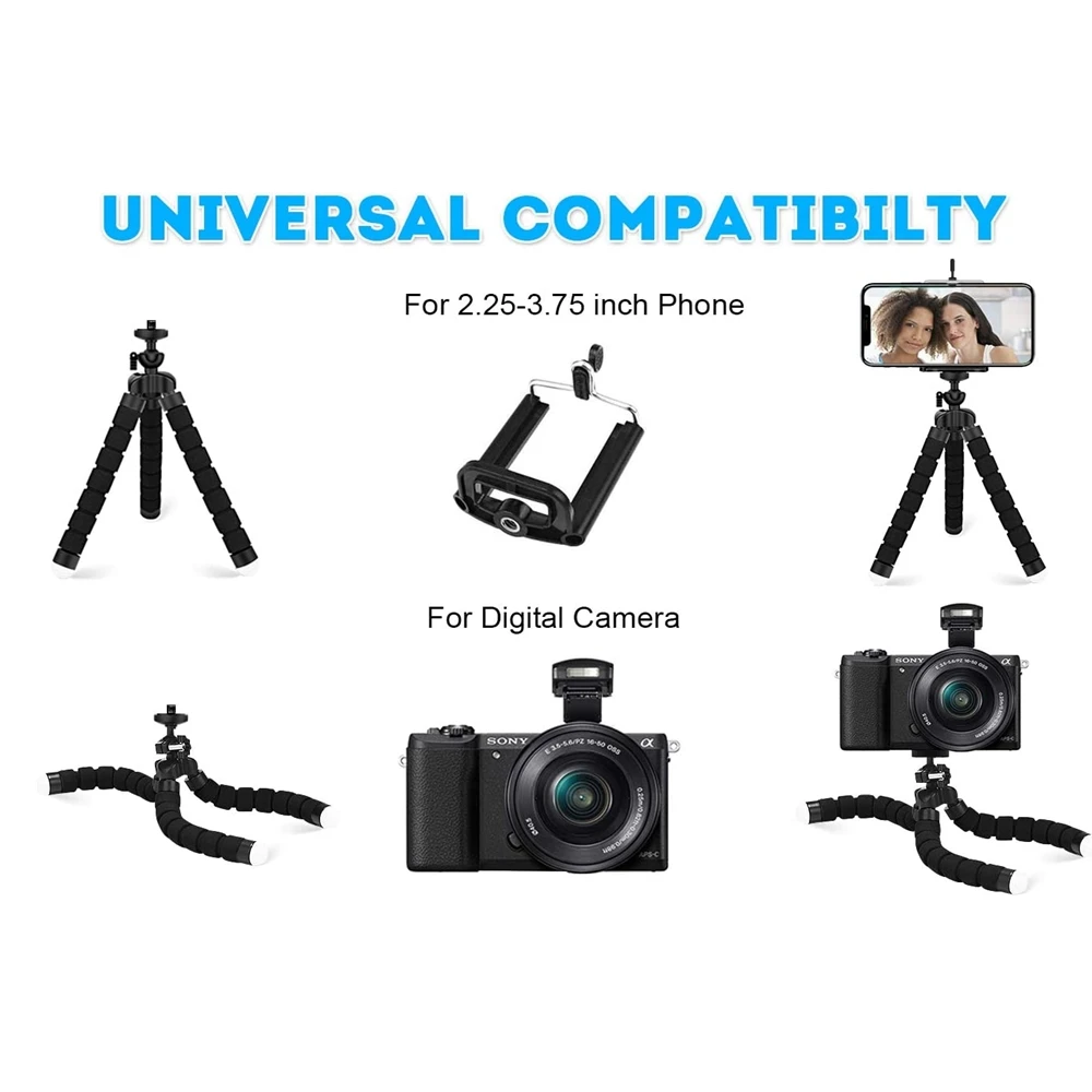 Мобильный Телефон Штатив с губкой для смартфонов держатель селфи штатив камеры