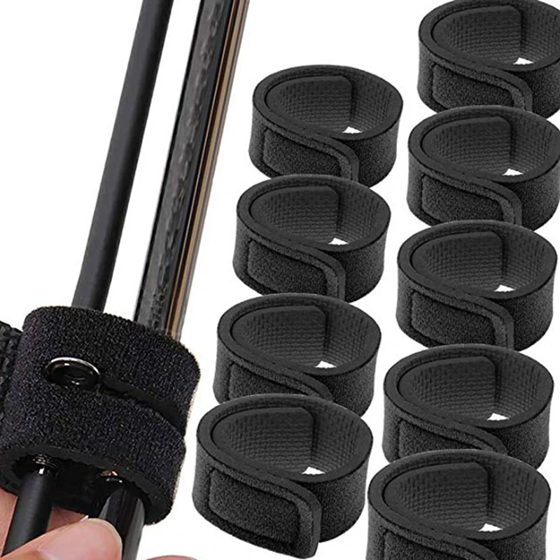 

1PC Fishing Rod Tie Holder Strap Belt Tackle Elastic Wrap Band Pole Holder Fastener Ties Outdoor Fishing Tools Accessories