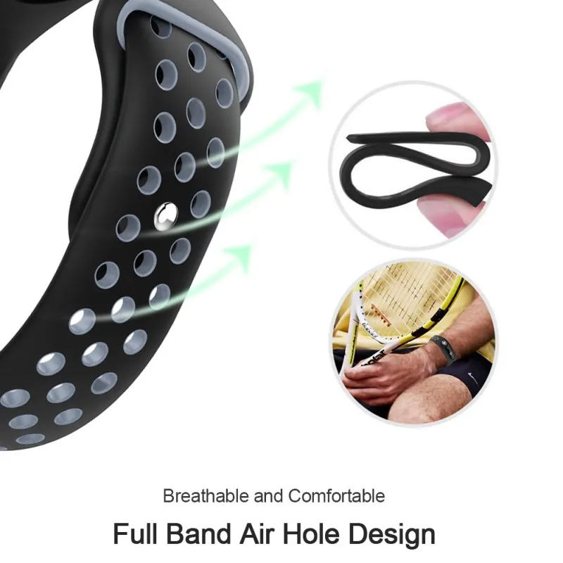 Высококачественный цветной силиконовый ремешок для умных часов Tomtom Touch 7 цветов