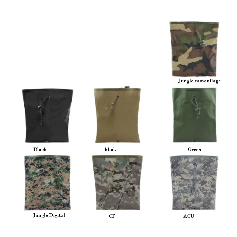 

Tactical Molle Pouch Dump Drop Magazine Bag Hunting Gear Airsoft Paintball Military Outdoor Foldable Bullet Recovery Mag Bag