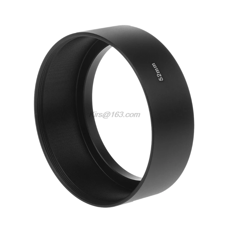 

Universal 52mm Long Focus Lens Hood Screw-In Mount For Canon DSLR SLR Camera